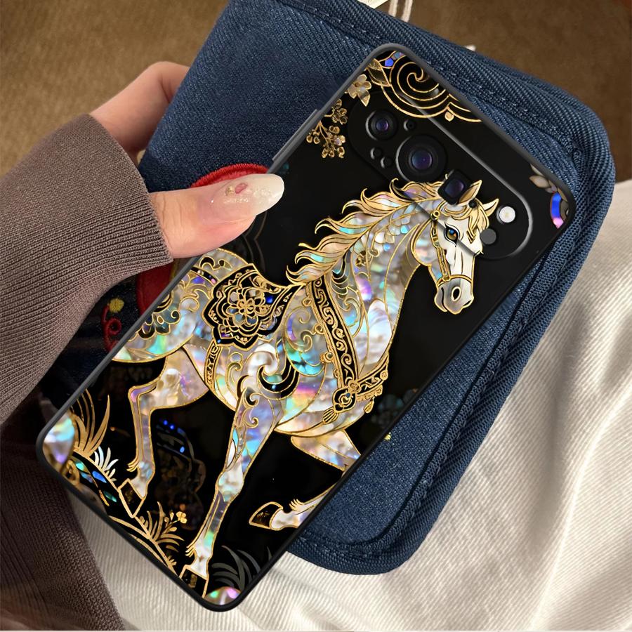 Google Pixel 8A - Etui na telefon Lucky Horse Funda