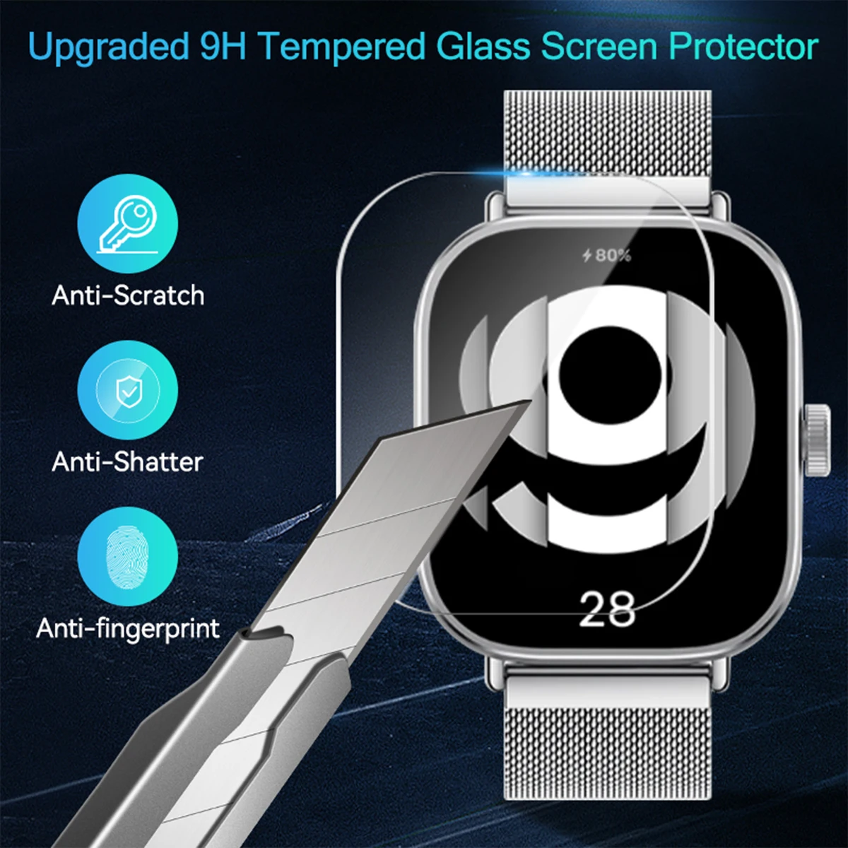 Szkło hartowane do Xiaomi Redm – Smartwatch Screen Film recenzja i cena
